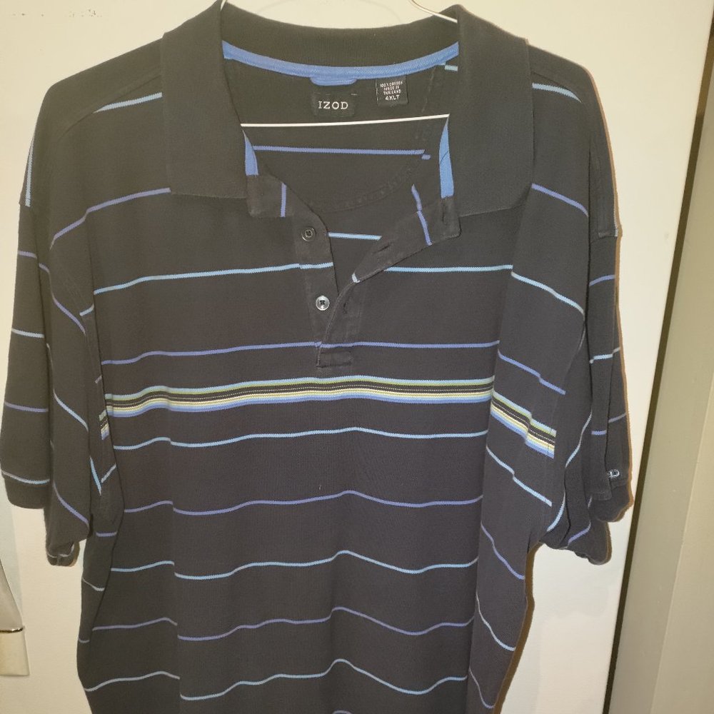 Mens Big and Tall Izod Polo 4xlt